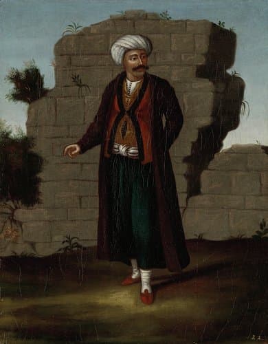 Man van het eiland Mykonos by Jean Baptiste Vanmour