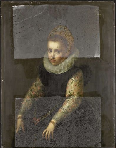 A Sister (b. 1600) of Catharina Fourmenois by Gortzius Geldorp