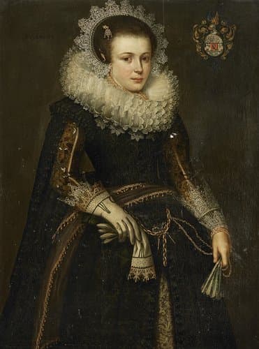 Portrait of Mertijntje van Ceters (1609-24) by anonymous