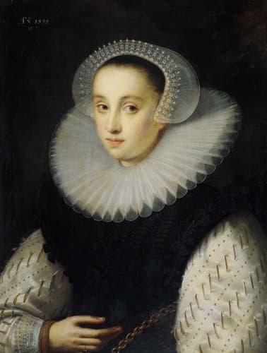 Hortensia del Prado (d 1627) by Gortzius Geldorp