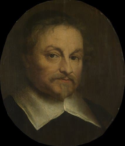 Joost van den Vondel (1587-1679). Dichter by Jan Lievens