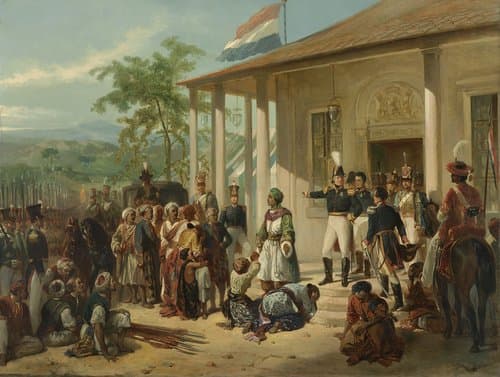 The Arrest of Diponegoro by Lieutenant General De Kock by Nicolaas Pieneman