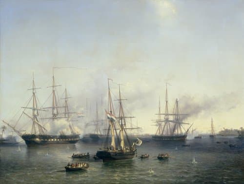 Conquest of Palembang by Louis Meijer