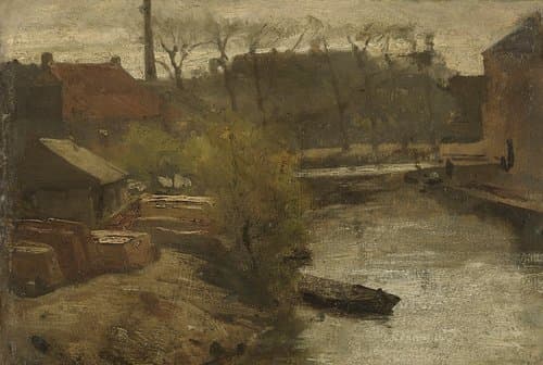 De Noord-West-Buitensingel in Den Haag by Matthijs Maris