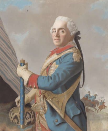 Portret van Moritz, Graf von Sachsen by Jean-Etienne Liotard