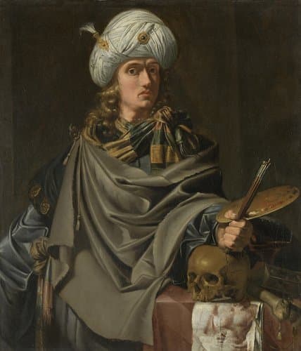 Zelfportret by Johannes van Swinderen