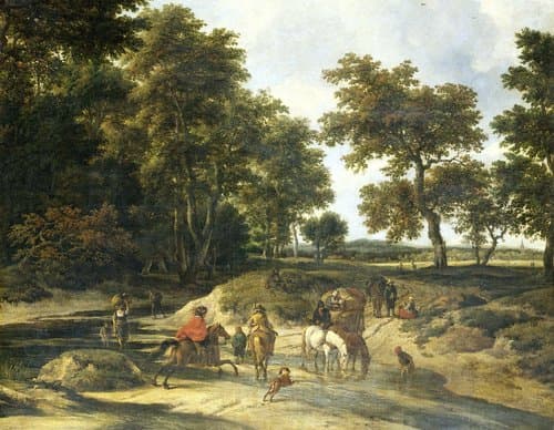 The ford by Jacob Isaacksz van Ruisdael