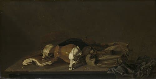 Still Life with Suckling-Pig Skulls by anonymous