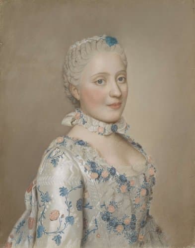Maria Josepha van Saksen, Dauphine van Frankrijk by Jean-Etienne Liotard
