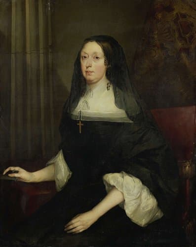 Portret van een vrouw by Pieter Borselaer