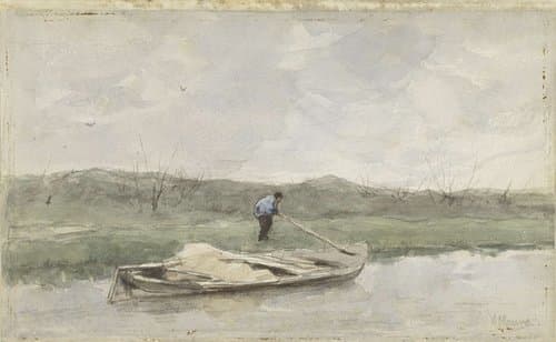 Zandschuit by Anton Mauve