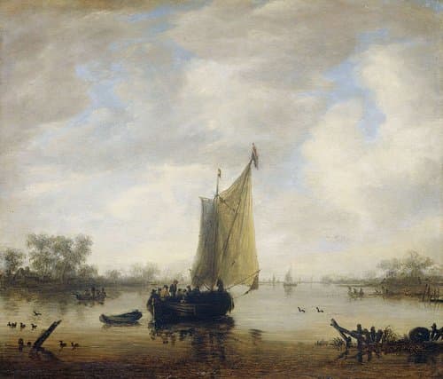 Riviergezicht by Jeronymus van Diest (II)
