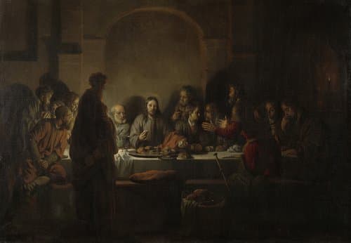 Het laatste avondmaal by Gerbrand van den Eeckhout
