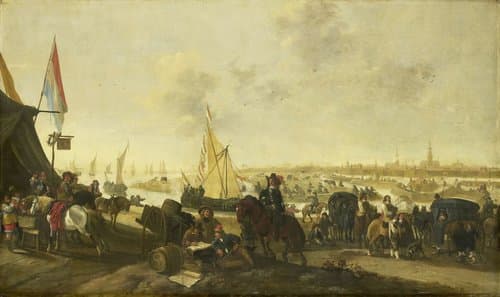 De verovering van de stad Hulst op de Spanjaarden, 5 november 1645 by Hendrick de Meijer