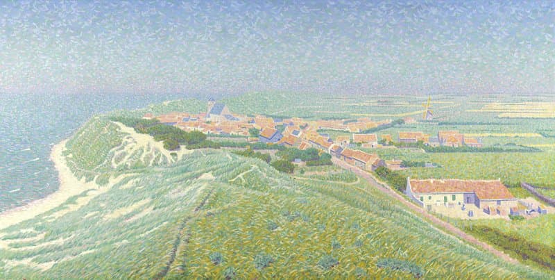 View of Zoutelande on the Island of Walcheren by Ferdinand Hart Nibbrig
