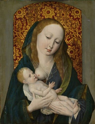 Virgin and Child (Madonna Lactans) by anonymous