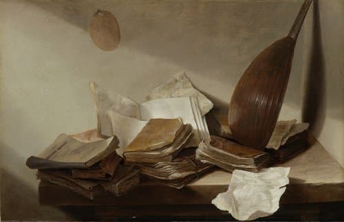 Stilleven met boeken
