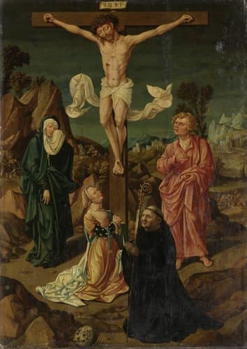 Crucifixion with the Virgin by anonymous