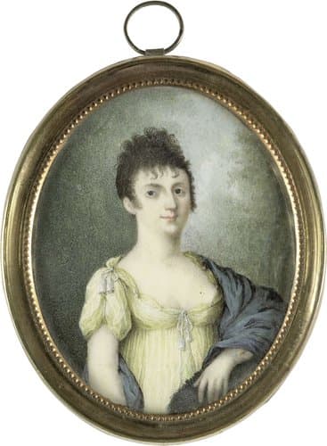 Portret van een vrouw by anonymous
