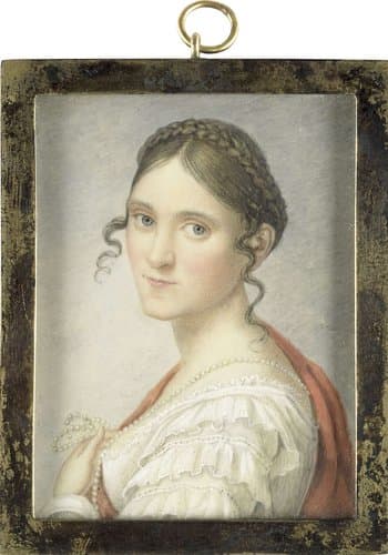 Portret van een vrouw by anonymous
