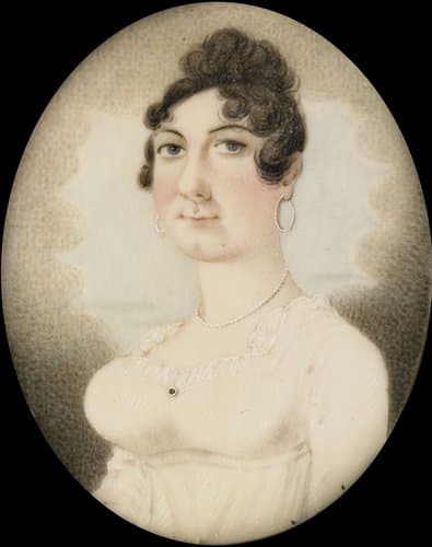 Portret van een vrouw by anonymous