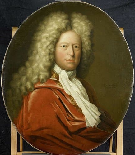 Portret van de heer Brust by Pieter van der Werff