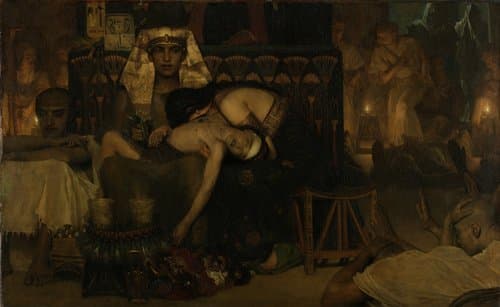 The Death of the Pharaoh’s Firstborn Son by Lourens Alma Tadema
