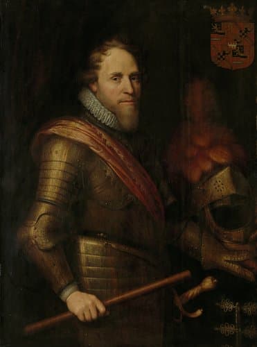 Portret van Maurits (1567-1625), prins van Oranje by Michiel Jansz van Mierevelt