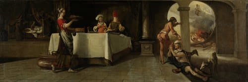 Lazarus and the Rich Man by Barent Fabritius