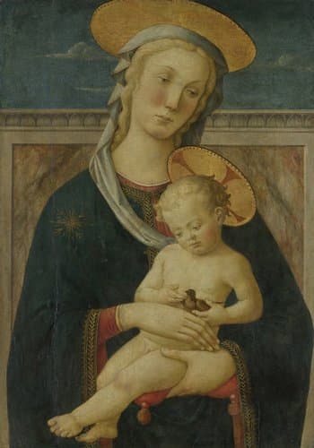 Virgin and Child by Meester van San Miniato