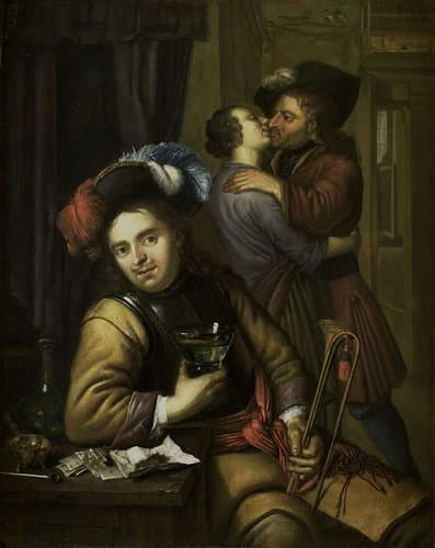 Soldier Scene by Carel de Moor (II)
