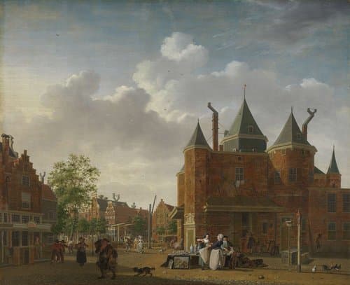 De Sint-Antoniuswaag in Amsterdam by Isaac Ouwater