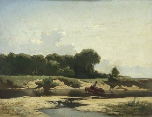 Het paardenwed by Johann Gualbert Raffalt