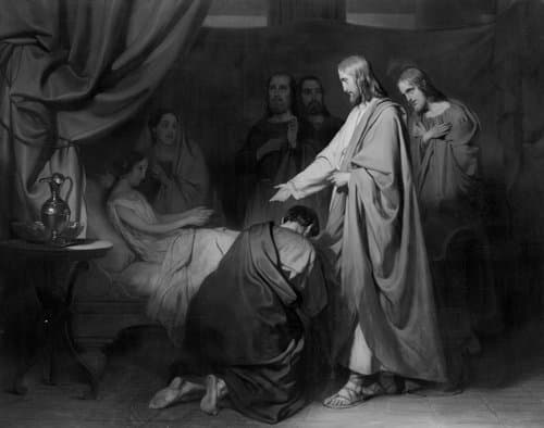 De opwekking van het dochtertje van Jaïrus
