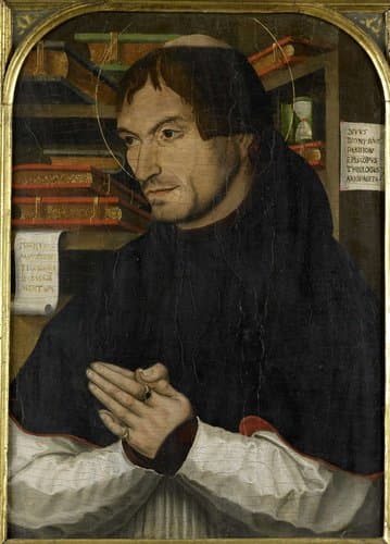 Saint Dionysius the Areopagite in Prayer by anonymous