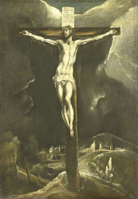 Christus aan het kruis by El Greco