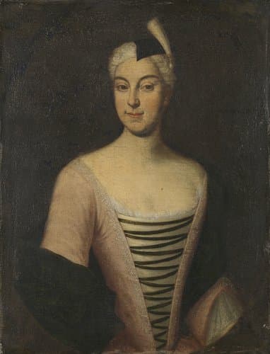 Portret van een vrouw by anonymous