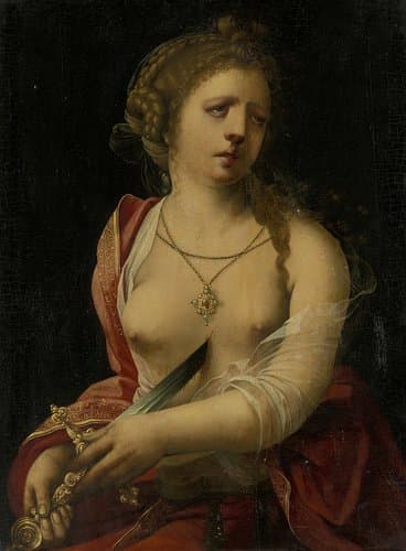 De zelfmoord van Lucretia by Meester met de Papegaai