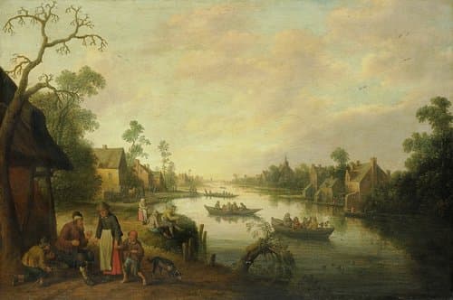 Riviergezicht by Joost Cornelisz Droochsloot