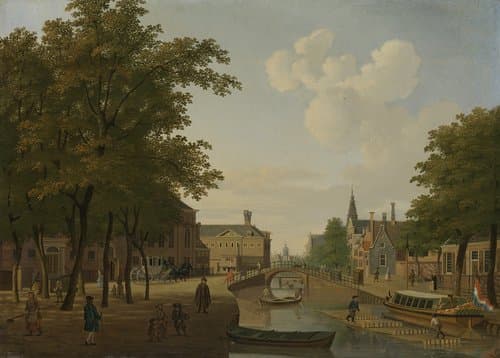 View of the Houtmarkt by Hendrik Keun