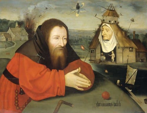 De verzoeking van de heilige Antonius de Heremiet by Jheronimus Bosch