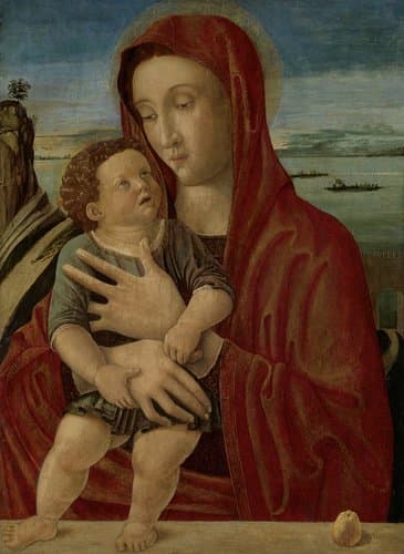 Madonna met kind by Giovanni Bellini