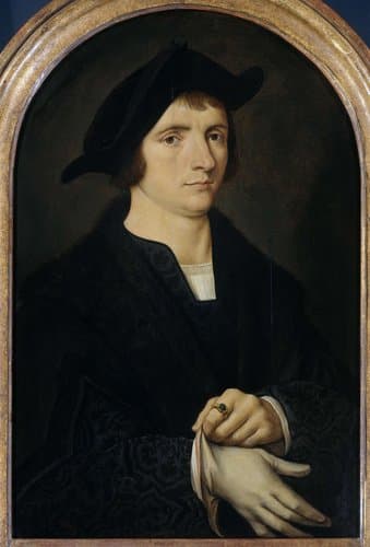 Portret van Joris Vezeleer by Joos van Cleve