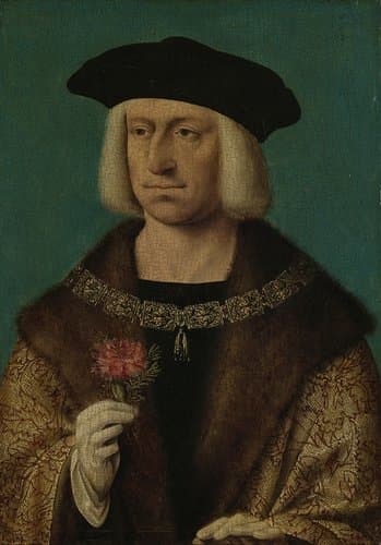 Portrait of Maximilian i (1459-1519) by Joos van Cleve