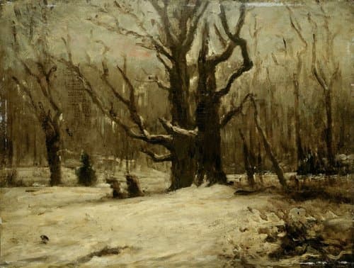 Winterlandschap by Gustave Courbet