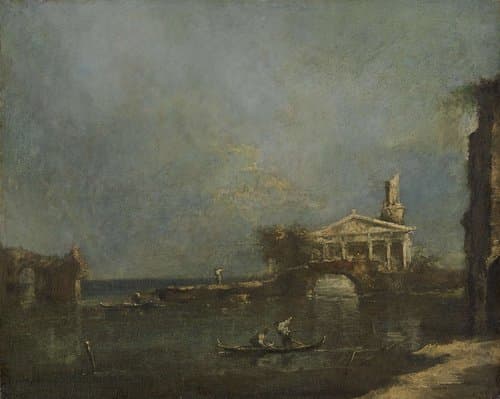 Lagune bij Venetië by Francesco Guardi