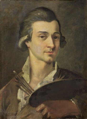 Portret van een schilder by anonymous