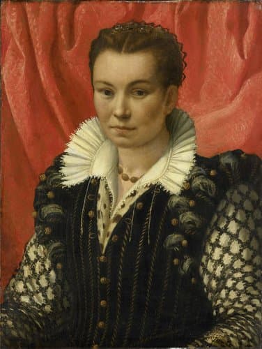 Portret van een vrouw by anonymous