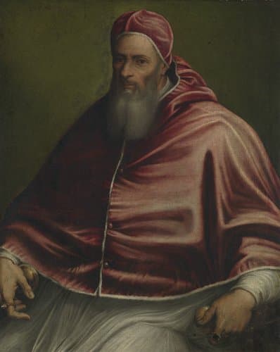 Pope Julius III (formerly entitled Pope Paul III) by Girolamo Sicciolante
