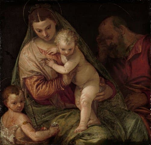 Holy Family with Young Saint John by Paolo Veronese